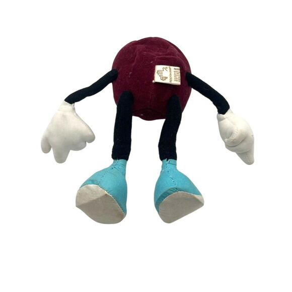 Vintage California Raisins 1988 Poseable Plush Toy Figures Applause Lot of 2 - Picture 3 of 6